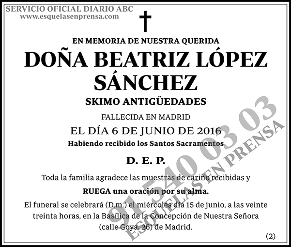 Beatriz López Sánchez